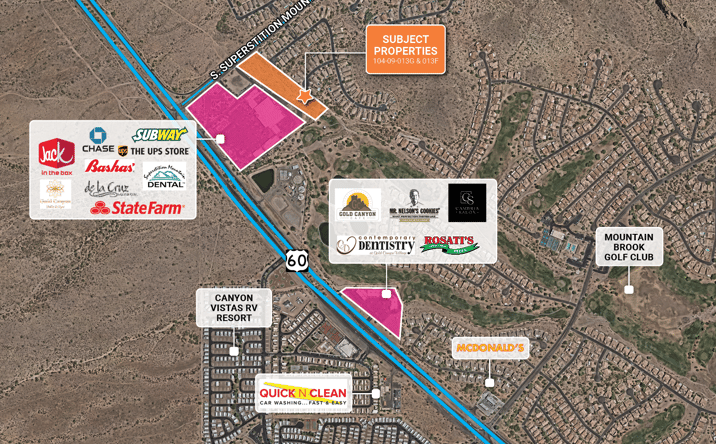 Pictures of Land property located at 5183 S Superstition Mountain Drive, Gold Canyon, AZ 85118 for sales - image #1