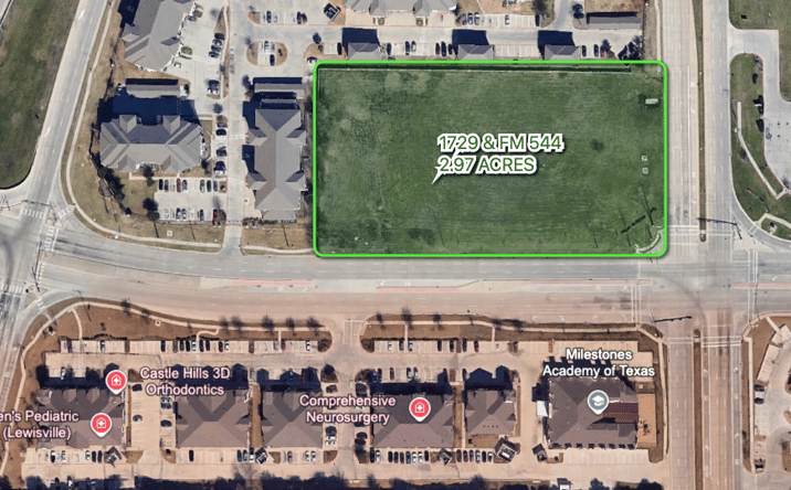 Pictures of Land property located at 1729 FM 544, Lewisville, TX 75056 for sales - image #1