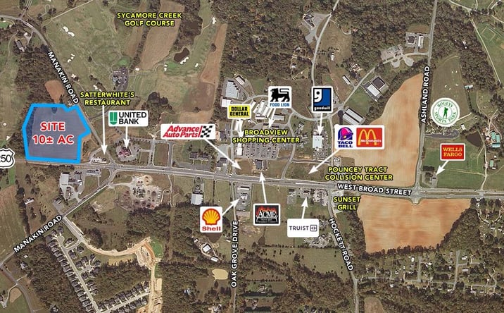 Pictures of Land property located at Broad Street & Manakin Road, Manakin-Sabot, VA 23103 for sales - image #1