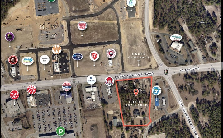 Pictures of Land, Retail property located at 5409 Platt Springs Road, Lexington, SC 29073 for sales - image #1