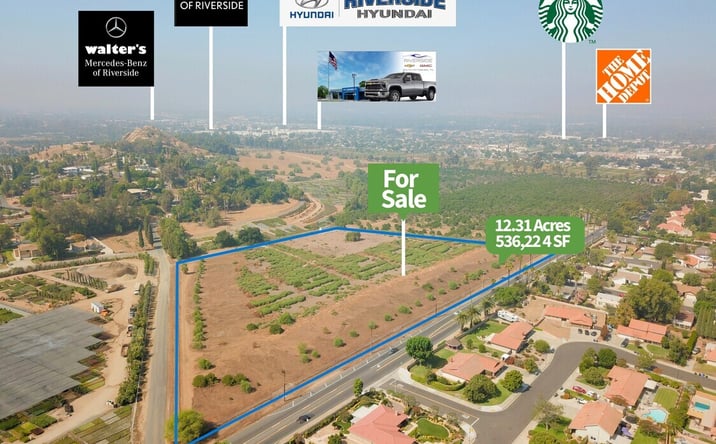 Pictures of Land property located at Washington St, Riverside, CA 92504 for sales - image #1
