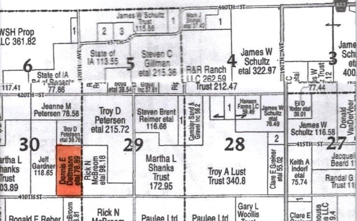 Pictures of Land property located at 16959 410Th Street, Derby, IA 50068 for sales - image #1