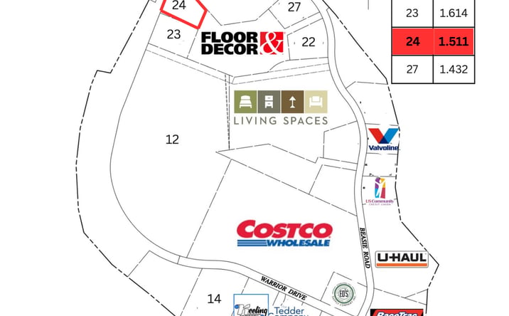 Pictures of Land property located at 0 Beasie Rd, Murfreesboro, TN 37128 for sales - image #1