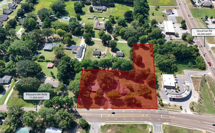 Pictures of Land property located at 6901 Pleasant Hill Rd, Olive Branch, MS 38654 for sales - image #1