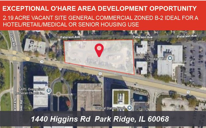 Pictures of Retail, Office, Hospitality property located at 1440 W Higgins Rd. Park Ridge, Illinois, Park Ridge, IL 60068 for sales - image #1