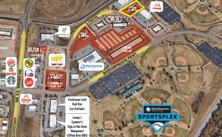 Pictures of Land property located at 111 E Park Square, Jackson, TN 38305 for sales - image #1