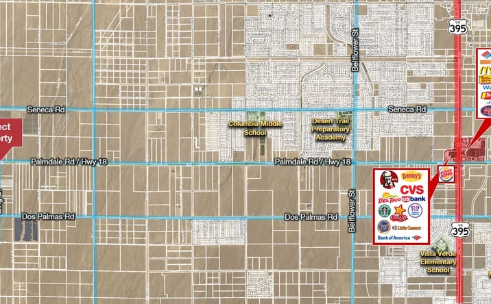 Pictures of Land property located at Palmdale Road, Victorville, CA 92392 for sales - image #1