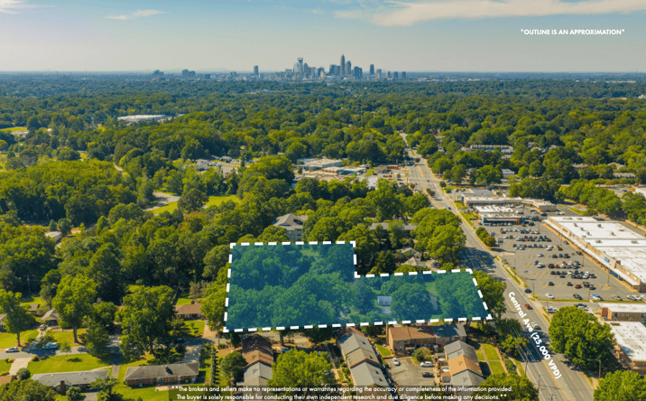 Pictures of Land, Multifamily property located at 4470 Central Ave, Charlotte, NC 28205 for sales - image #1