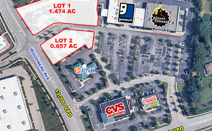 Pictures of Retail, Office, Land property located at Woodward Ave., Woodridge, IL 60517 for sales - image #1