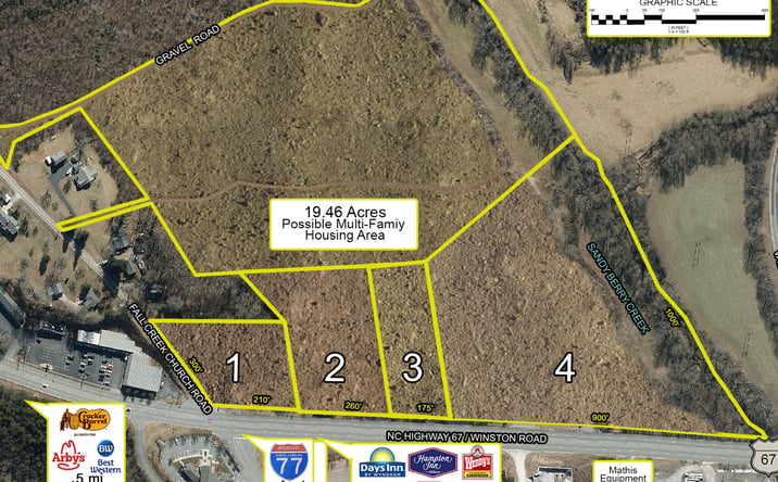 Pictures of Retail, Mixed Use, Land property located at Winston Rd, Jonesville, NC 28642 for sales - image #1