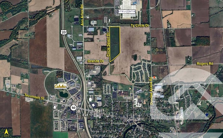 Pictures of Land property located at 0 Circle Seven/Ty Circle, Dundee, MI 48131 for sales - image #1
