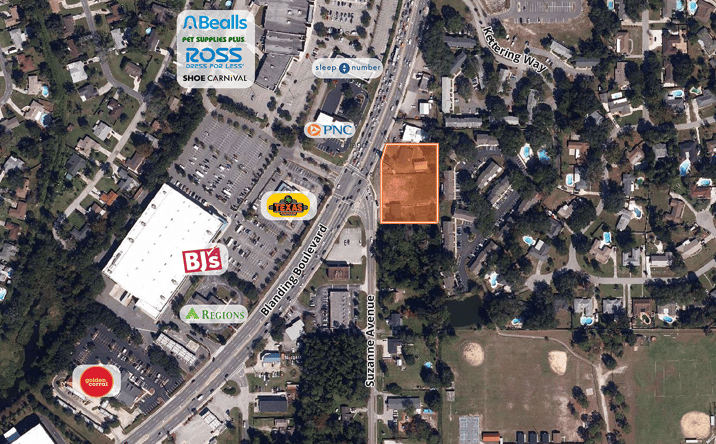 Pictures of Land property located at 537 Blanding Boulevard, Orange Park, FL 32073 for sales - image #1