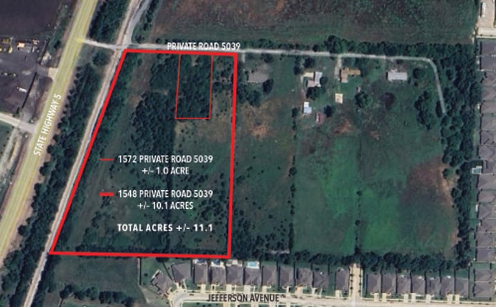 Pictures of Land property located at 1548/1572 Private Road, Melissa, TX 75454 for sales - image #1