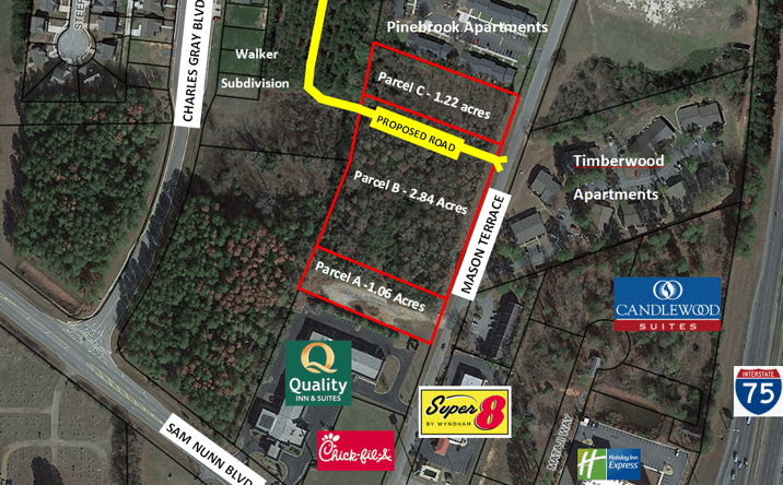 Pictures of Land property located at 707 Mason Terrace Parcel B- 2.84 ac, Perry, GA 31069 for sales - image #1
