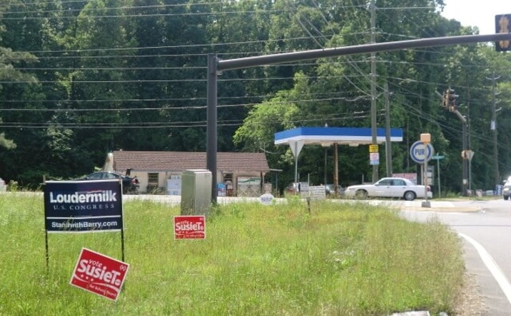Pictures of Land property located at 8350 Knox Bridge Hwy, Canton, GA 30114 for sales - image #1