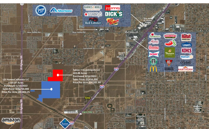 Pictures of Land property located at ±2.67 Acres Amargosa Road, Victorville, CA 92392 for sales - image #1