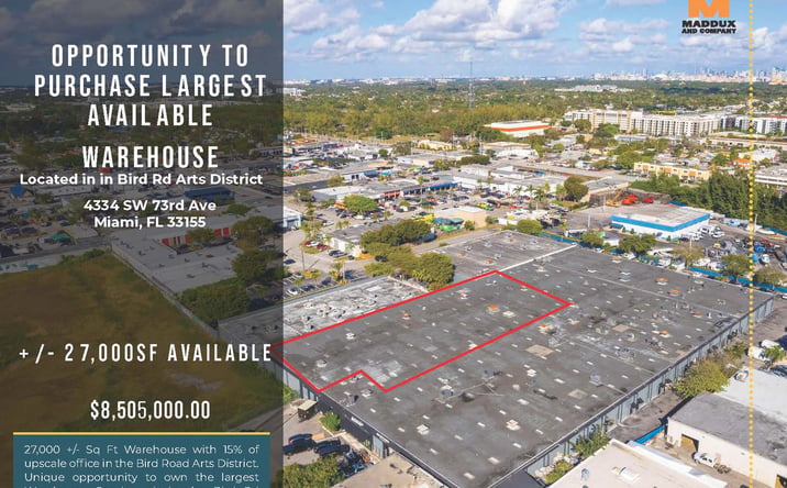 Pictures of Industrial property located at 4334 SW 73rd Ave, Miami, FL 33155 for sales - image #1
