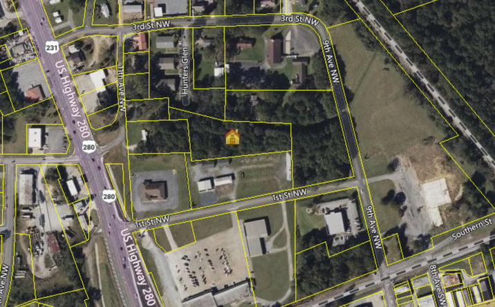 Pictures of Land property located at 25 Hunters Glen, Childersburg, AL 35044 for sales - image #1