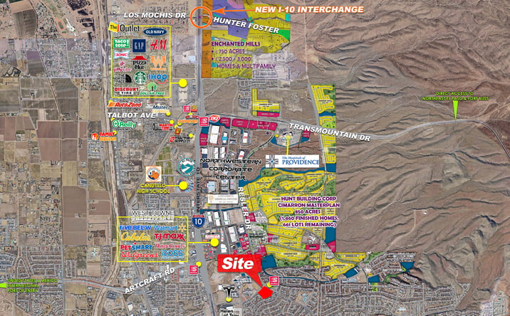 Pictures of Land property located at SWQ Helen of Troy & Relser, El Paso, TX 79912 for sales - image #1