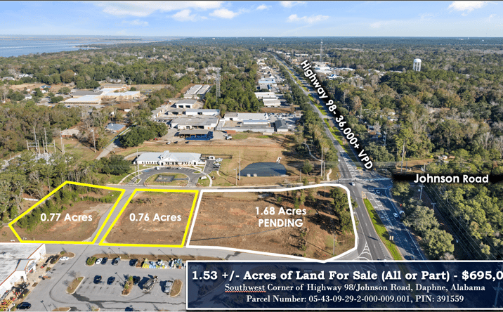Pictures of Land, Retail property located at Johnson Road, Daphne, AL 36526 for sales - image #1