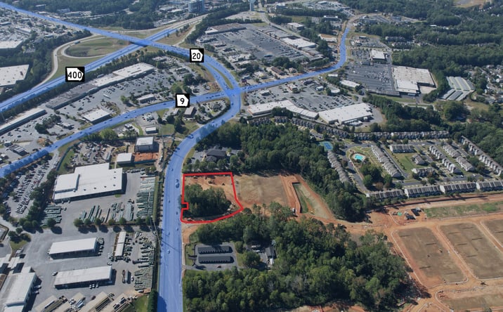 Pictures of Land property located at 608 Veterans Memorial Blvd, Cumming, GA 30040 for sales - image #1