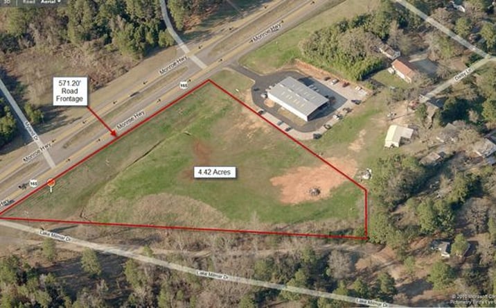 Pictures of Land property located at Monroe Hwy, Pineville, LA 71360 for sales - image #1