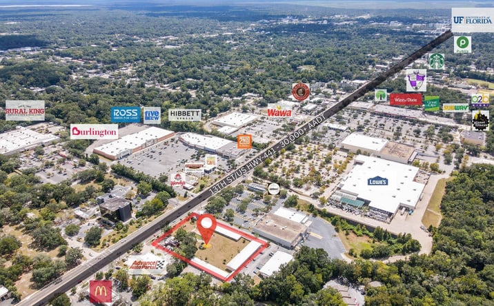 Pictures of Land property located at 2820 NW 13th St, Gainesville, FL 32609 for sales - image #1