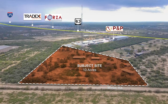 Pictures of Land property located at 297 Webb Rd., Laredo, TX 78045 for sales - image #1