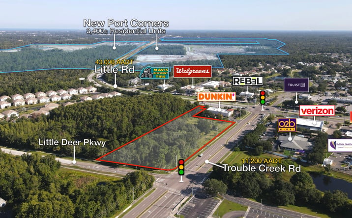 Pictures of Land property located at 8689 Trouble Creek Rd, New Port Richey, FL 34653 for sales - image #1