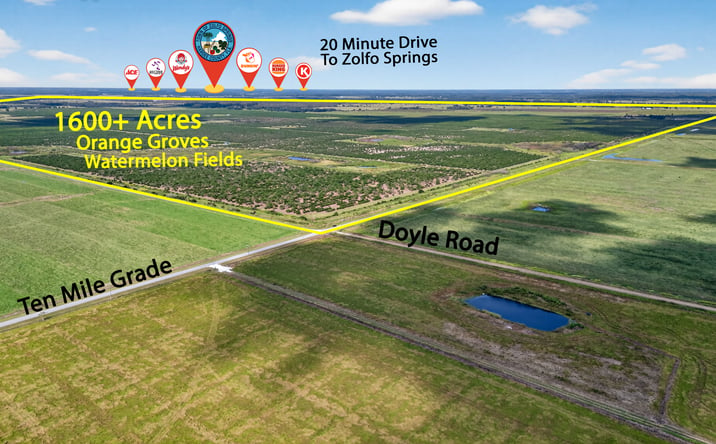 Pictures of Land property located at 8476 Ten Mile Grade, Zolfo Springs, FL 33890 for sales - image #1
