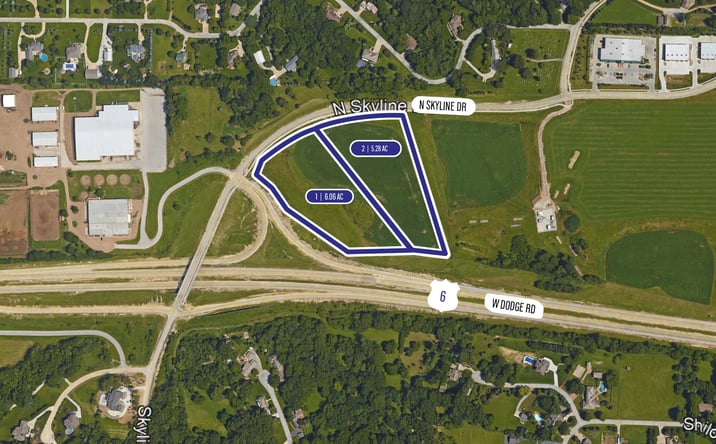 Pictures of Land property located at 715 N Skyline Dr, Omaha, NE 68022 for sales - image #1