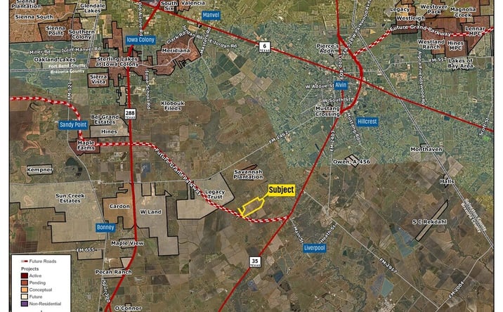 Pictures of Land property located at CR 172, Rosharon, TX 77583 for sales - image #1