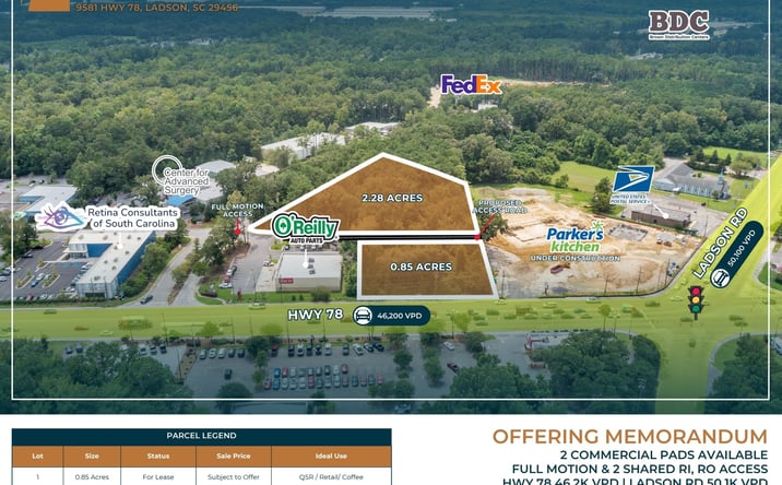 Pictures of Land property located at 9581 Hwy 78, Ladson, SC 29456 for sales - image #1