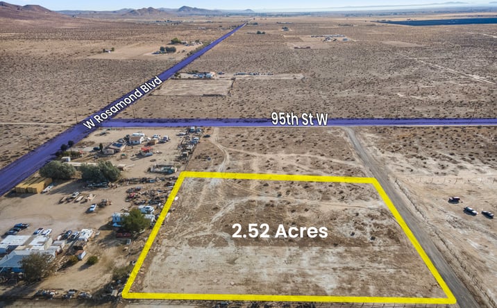 Pictures of Land property located at 0 Sahara Ave, Rosamond, CA 93560 for sales - image #1