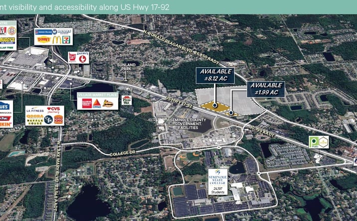 Pictures of Land, Retail property located at 4311 S Orlando Dr, Sanford, FL 32773 for sales - image #1