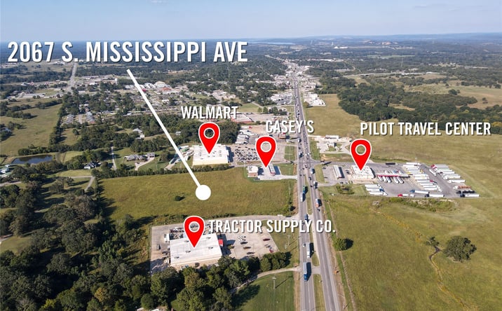 Pictures of Land property located at 2067 S Mississippi Highway 69/75, Atoka, OK 74525 for sales - image #1