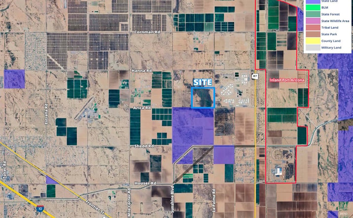 Pictures of Land property located at Arica Road & La Palma Road, Eloy, AZ 85131 for sales - image #1