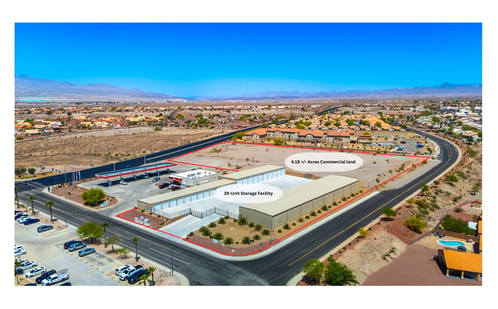 Pictures of Land, Self Storage property located at 2485 Adobe Rd, Bullhead City, AZ 86442 for sales - image #1