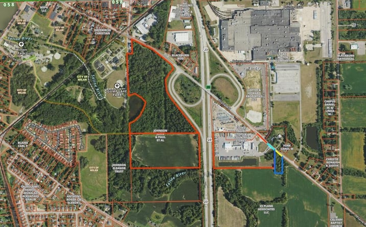 Pictures of Land property located at 1 E Main, Milan, MI 48160 for sales - image #1
