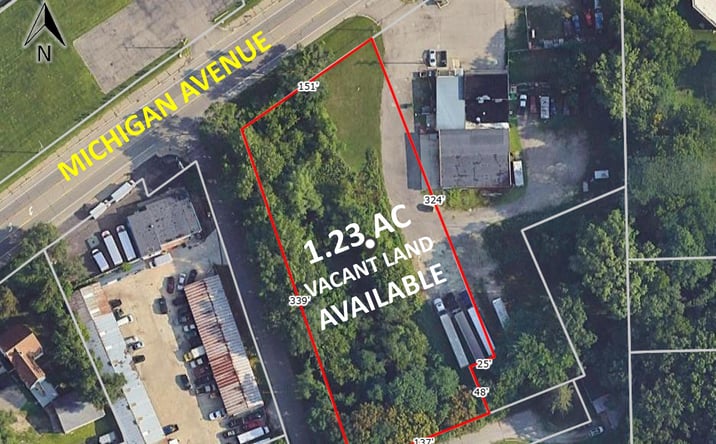 Pictures of Land property located at 1235 W Michigan Avenue, Ypsilanti, MI 48197 for sales - image #1