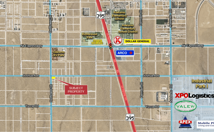 Pictures of Land property located at Bellflower St, Adelanto, CA 92301 for sales - image #1