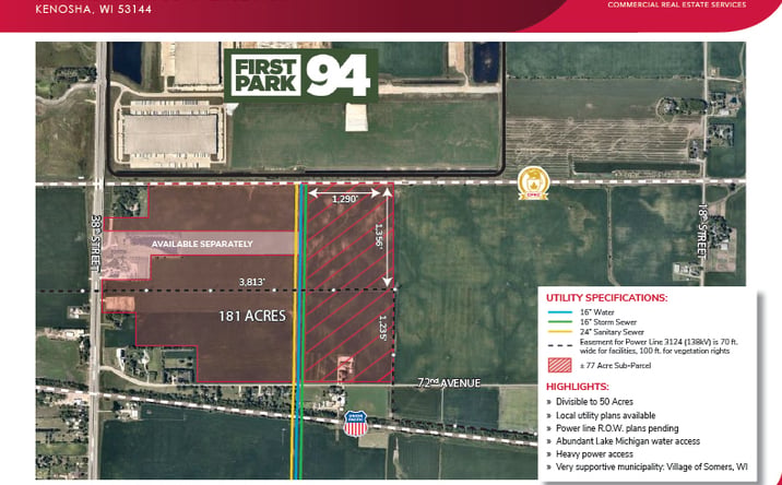 Pictures of Industrial, Land property located at 2930 72nd Avenue, Kenosha, WI 53144 for sales - image #1