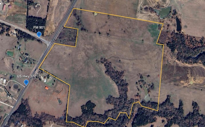 Pictures of Land property located at 581 Gordonville Rd, Whitesboro, TX 76273 for sales - image #1