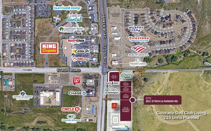 Pictures of Land property located at SEC Stroh Rd & Parker Rd, Parker, CO 80134 for sales - image #1
