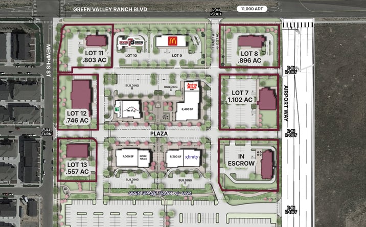 Pictures of Retail property located at Green Valley Ranch Blvd and Pena - SWC, Denver, CO 80239 for sales - image #1