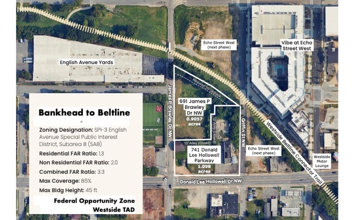 Pictures of Land property located at 741 Donald Lee Hollowell Pkwy NW, Atlanta, GA 30318 for sales - image #1