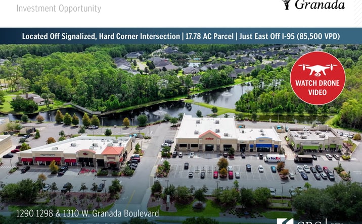 Pictures of Retail property located at 1290 W Granada Blvd, Ormond Beach, FL 32174, 1298 W Granada Blvd, Ormond Beach, FL 32174, 1310 W Granada Blvd, Ormond Beach, FL 32174 for sales - image #1