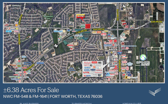 Pictures of Land property located at NWC of W Rendon Crowley Rd & Hemphill St, Fort Worth, TX 76063 for sales - image #1