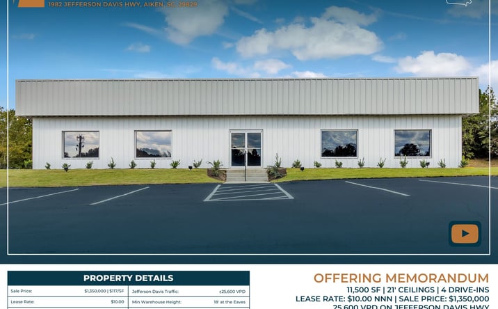 Pictures of Industrial property located at 1982 Jefferson Davis Hwy, Graniteville, SC 29829 for sales - image #1