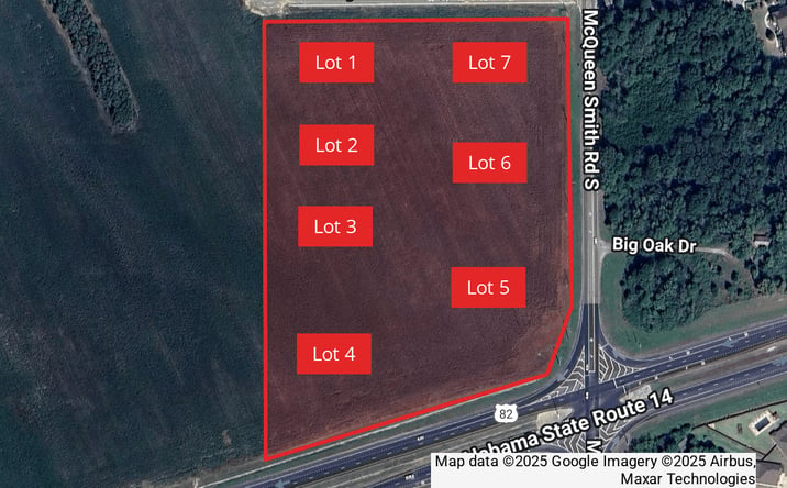 Pictures of Land property located at McQueen Smith Road at Hwy 82, Prattville, AL 36066 for sales - image #1